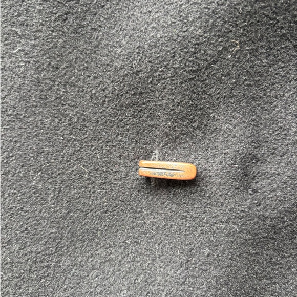 Plein Sud Black Trench Coat with removable Fur Collar - Picture 7 of 16